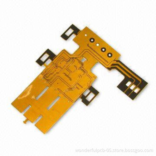 Multilayer PCB with 4 Mils Line Width, Red Solder and 0.3mm Minimum Hole Size
